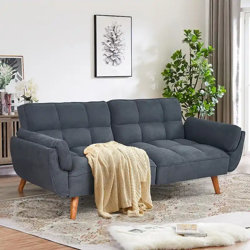 Sofa Couch for Living Room, Loveseat Sofa Futons for Small Space,Bedroom,Apartment,Studio