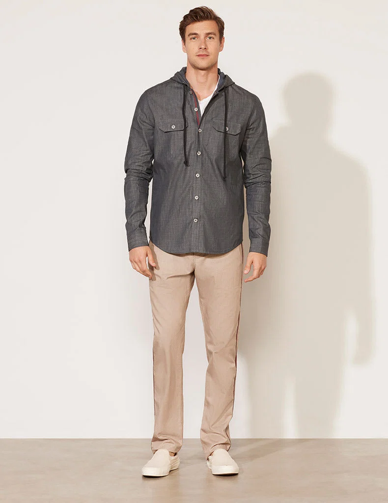 Hooded Shirt Jacket