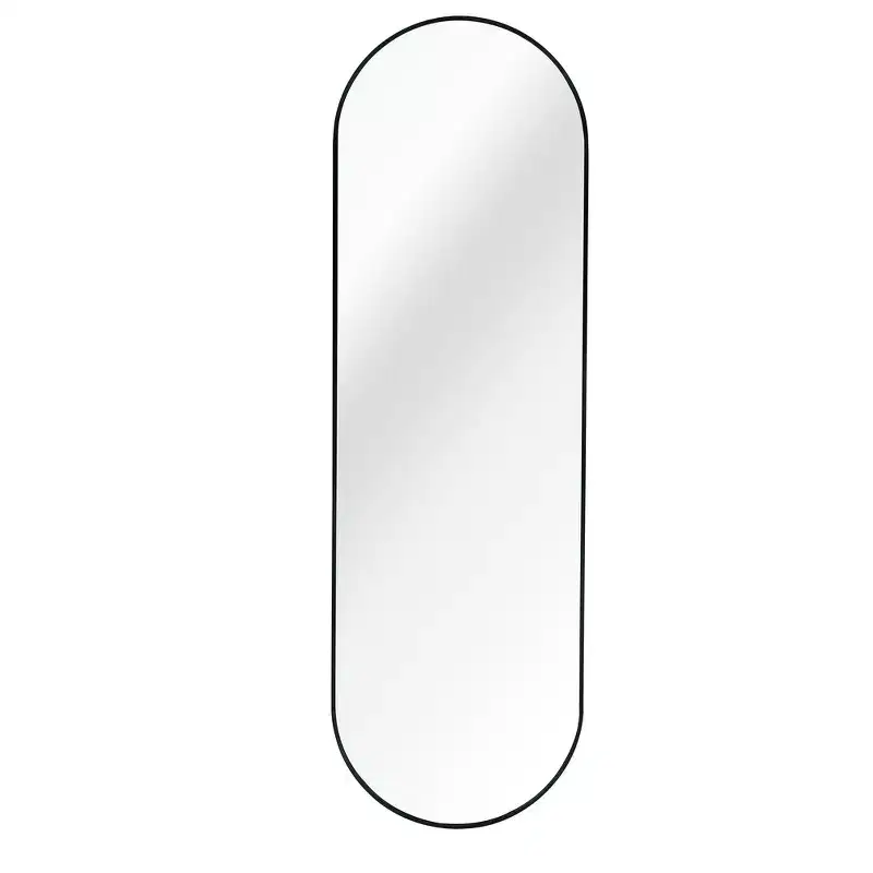 63x20 Inch Pill-Shaped Full-Length Wall Mirror