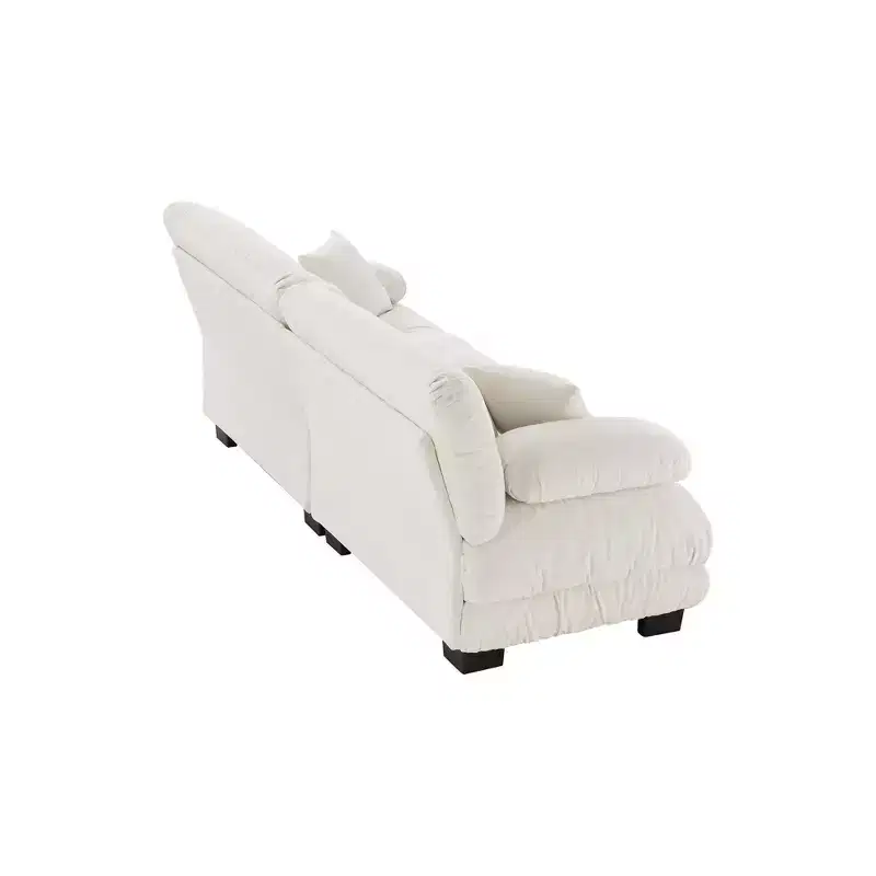 Modern Cloud Sofa with Plush Cushions and Soft Upholstery