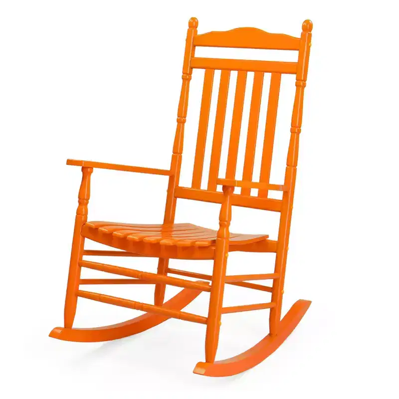 Karl Home | Classic Solid Wood Patio Rocking Chair