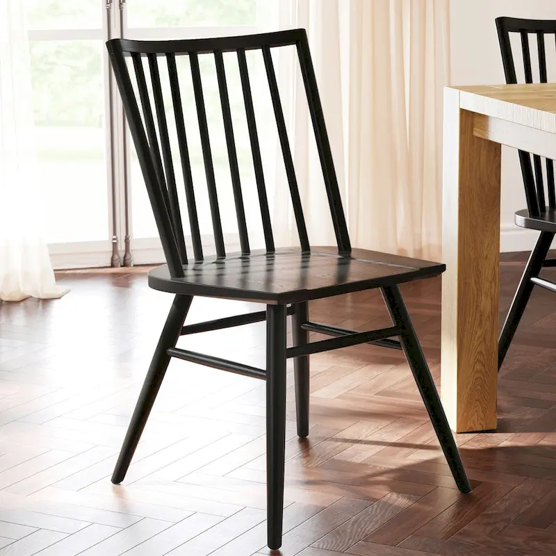 Poly & Bark Talia Solid Wood Dining Chair