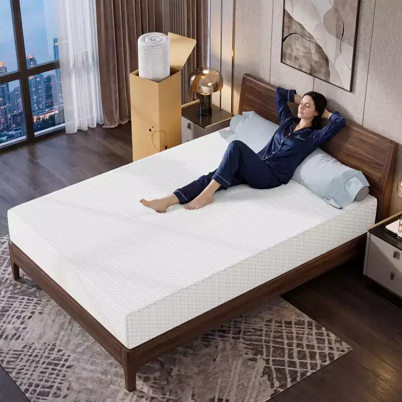 EHMKNP 8 inch Twin/Twin XL/Full/Queen Sizes Mattress for Adult Teenager Single, Cooling Memory Foam Mattress,Removable Washable Cover, Medium Firm