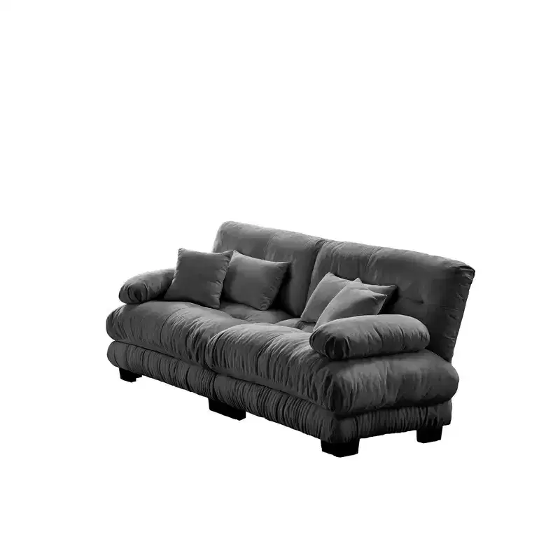Homy Casa Modern Cloud Sofa with Plush Cushions and Soft Upholstery, for Living Room or Lounge Space