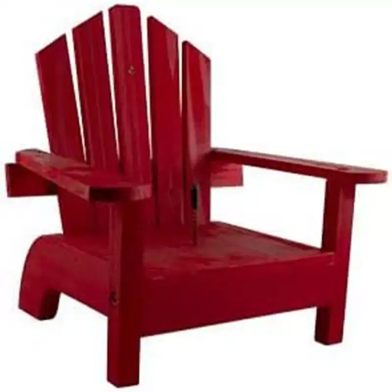 Woodlink Lake & Cabin Adirondack Red Chair Squirrel Feeder