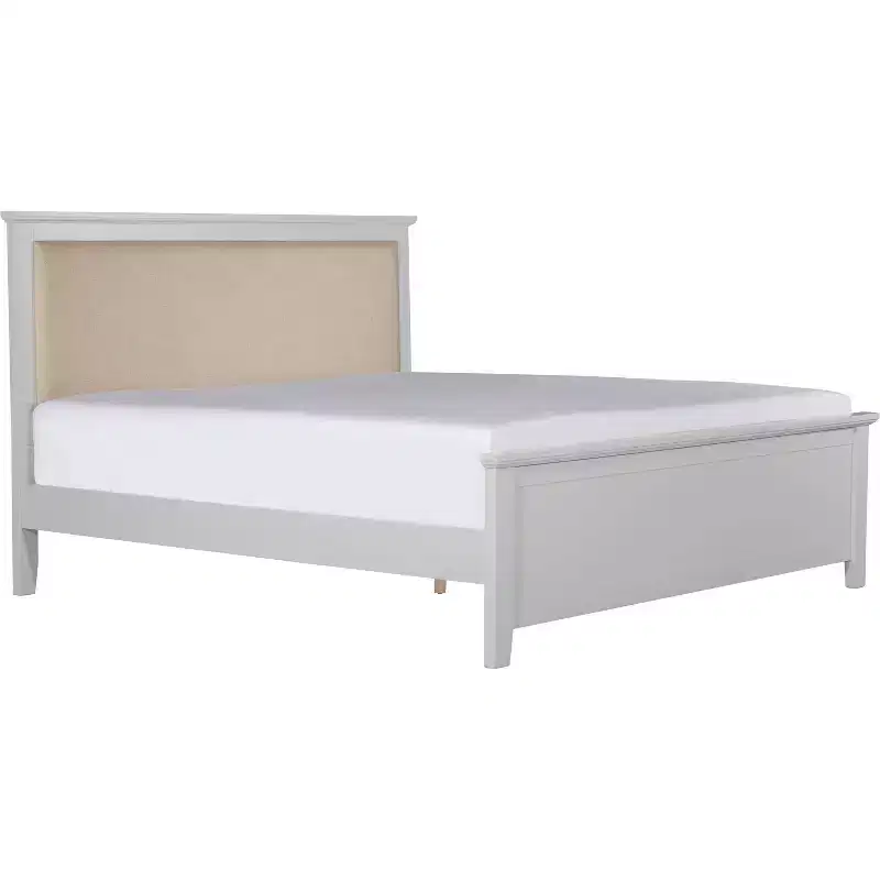 King Westport Wood Platform Bed Frame Gray - Finch