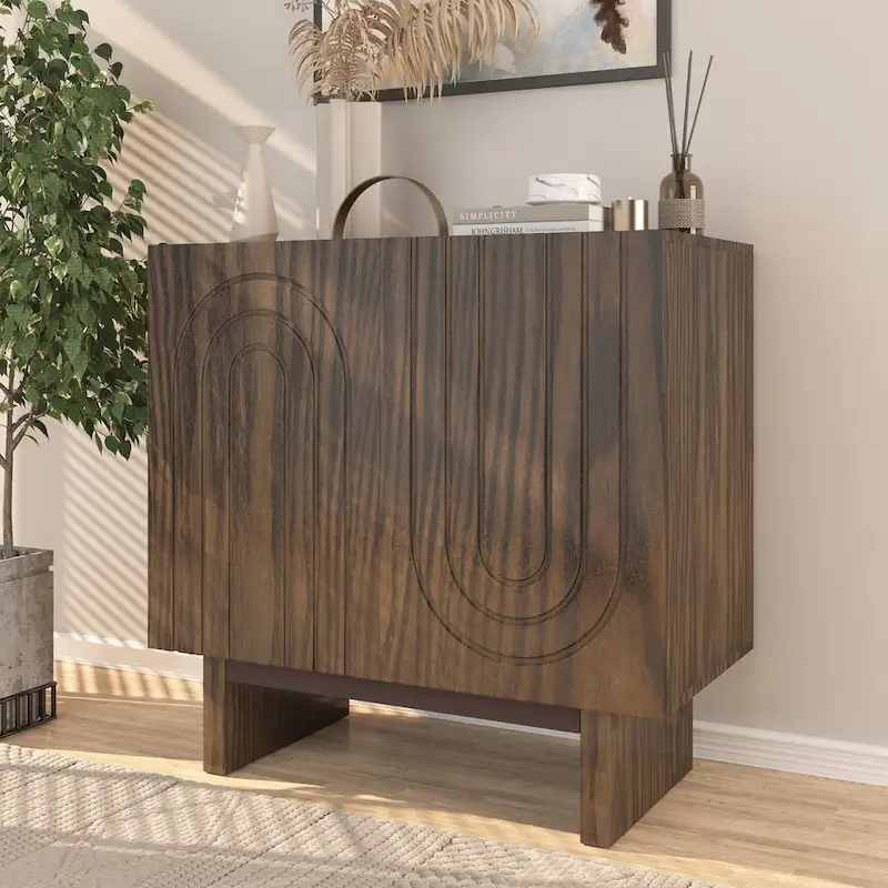 Furniture Wood 2-Door Accent Cabinet