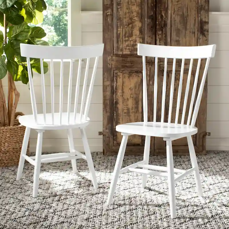 Spindle Back Farmhouse Dining Chair (Set of 2) - 21W x 21D x 36H