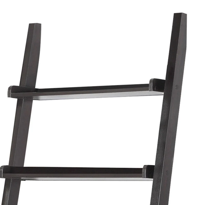 Freakish Ladder Desk With One Drawer, Cappuccino