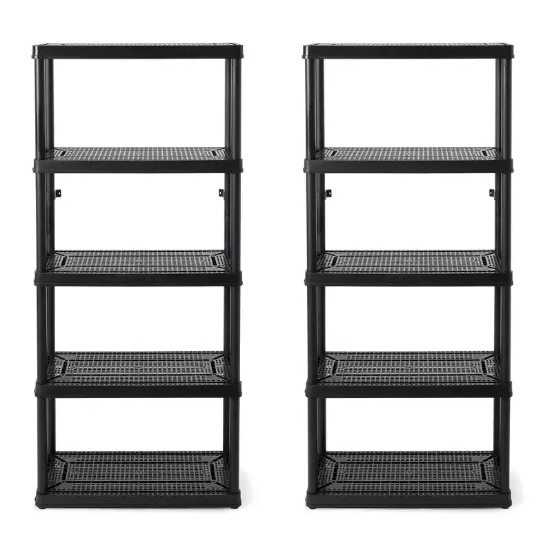 5-Shelf Ventilated Plastic Storage Unit 72