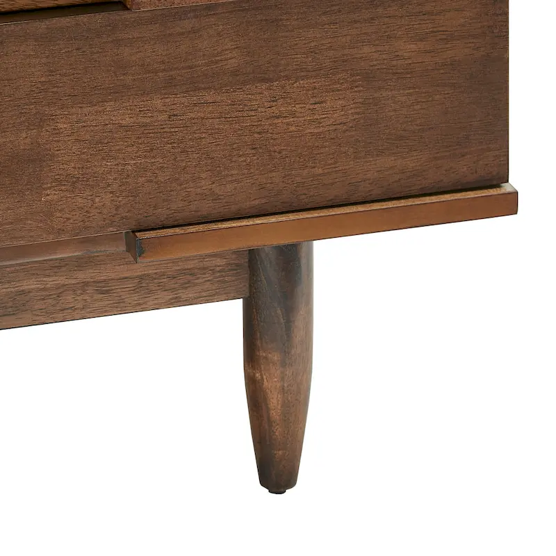 Kieran Mid-Century Wood 2-Drawer TV Stand by iNSPIRE Q Modern - 59-Inch