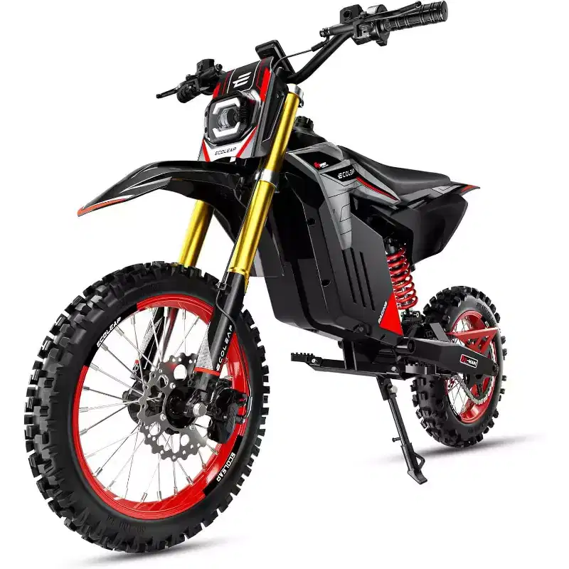 ECOLEAP 3500W Peak Electric Dirt Bike for Teens & Adults, 37MPH Off-Road E-Bike, 48V 21Ah Battery, Up to 55-Mile Range, 400LBS, 13+