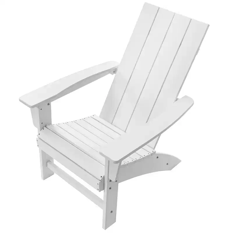 GARPROVM Cozy HDPE Adirondack Chair Weather-Resistant Outdoor Patio Chair