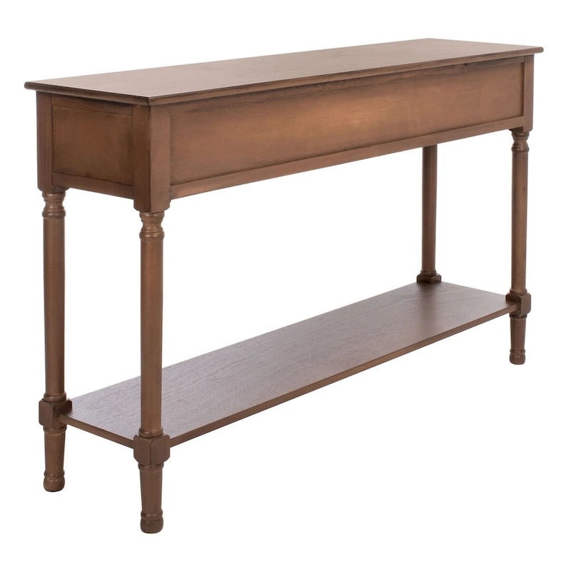 SAFAVIEH Jeanie 3-Drawer Bottom Shelf Console Table - 47.3 W x 13 L x 29.5 H - 47Wx13Dx30H