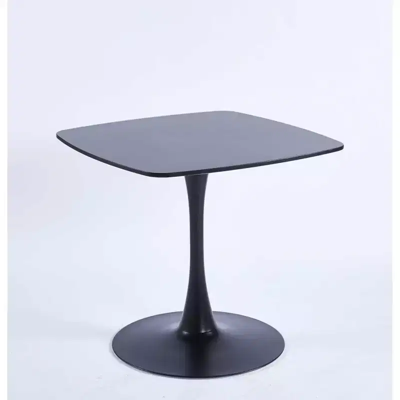 Uniquely Designed Dining Table with Metal Round Base - ModernLuxe