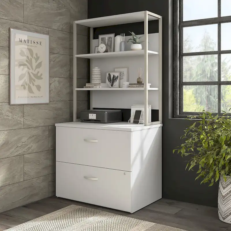 Hybrid 2 Drawer Lateral File Cabinet by