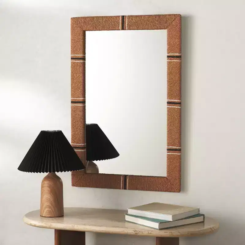 Salra Mirror - 23.82 x 35.8 - MRR9018 - Natural - Safavieh