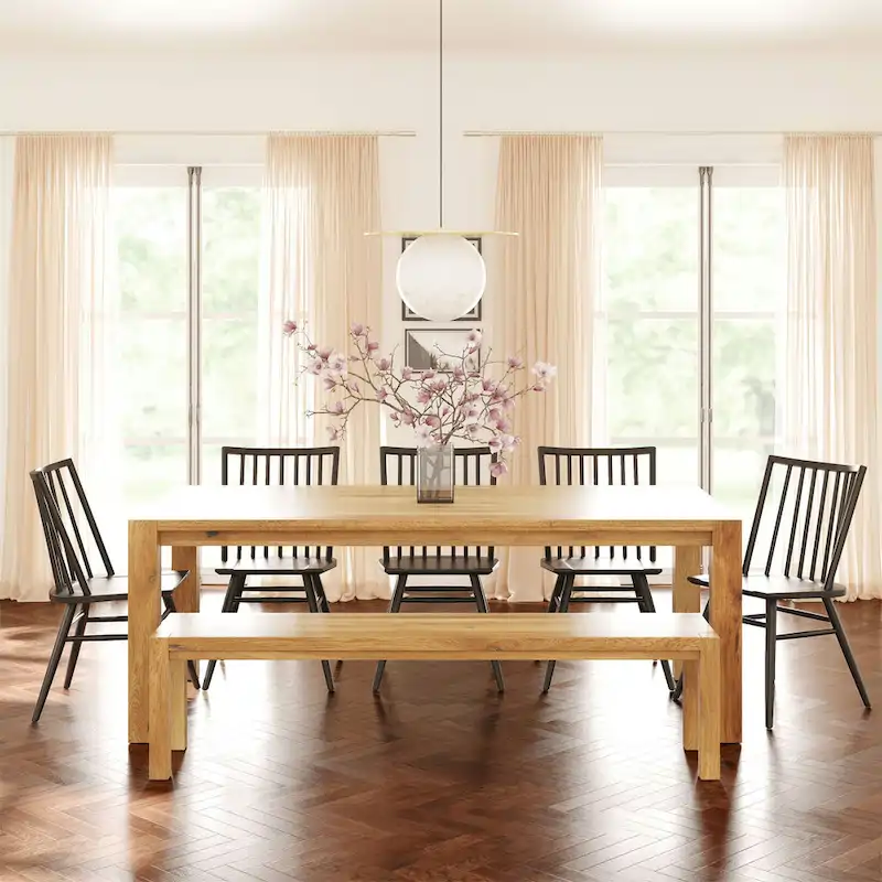 Poly & Bark Talia Solid Wood Dining Chair