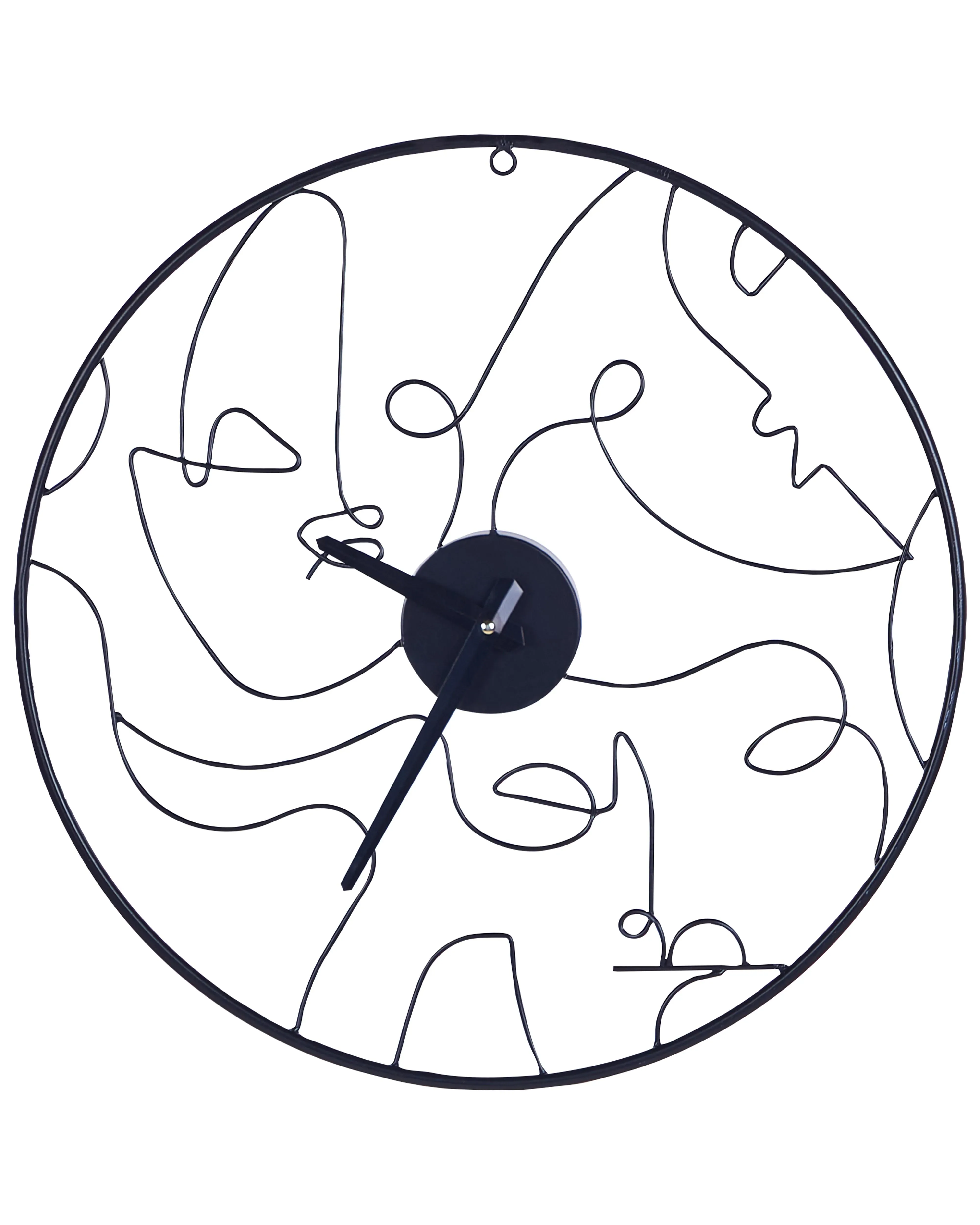 Orologio da parete 50 cm Metallo Nero