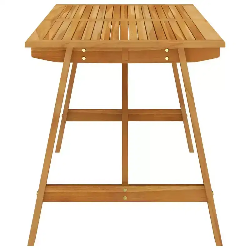 vidaXL Dining Set Solid Acacia wood 5 Piece Set Ergonomic