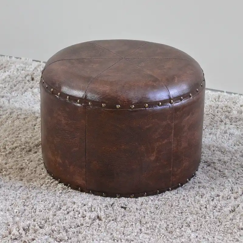 Carmel Round Ottoman Stool