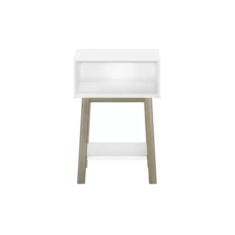 Mid-Century Modern Cubby Nightstand