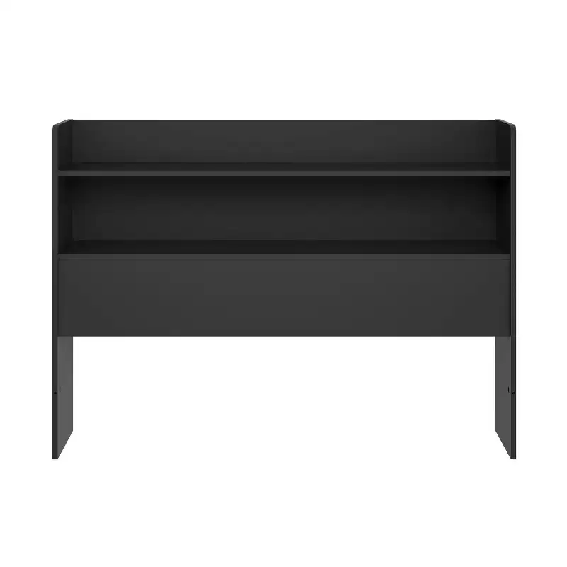 Bookcase Headboard with Built-In Storage