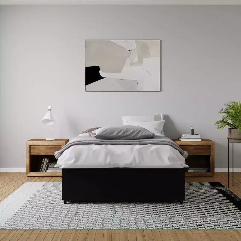 Platform Bed with Storage