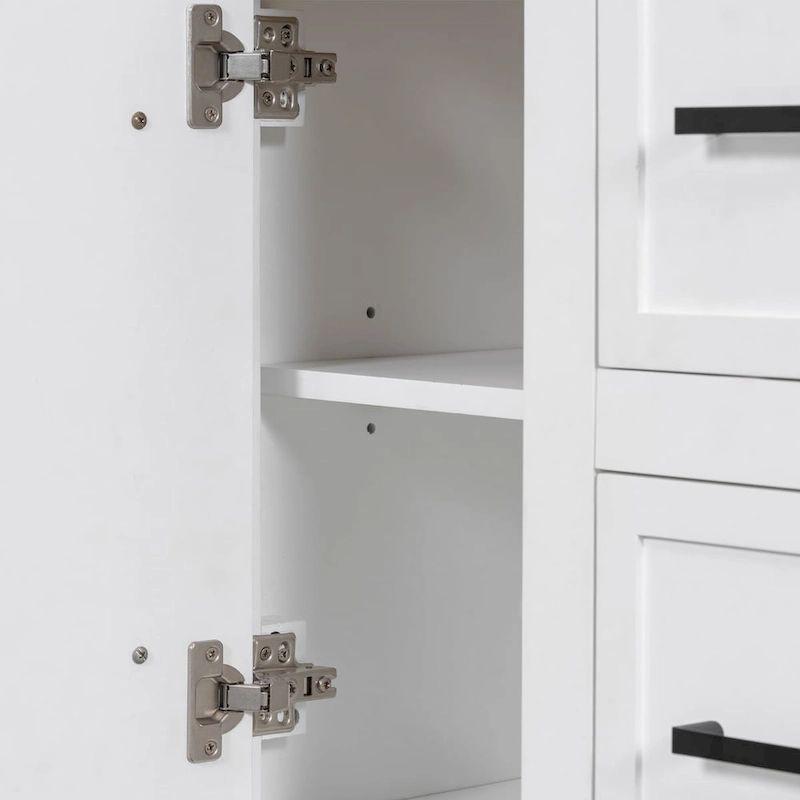 Bathroom Vanity Cabinet with Resin Integrated Sink