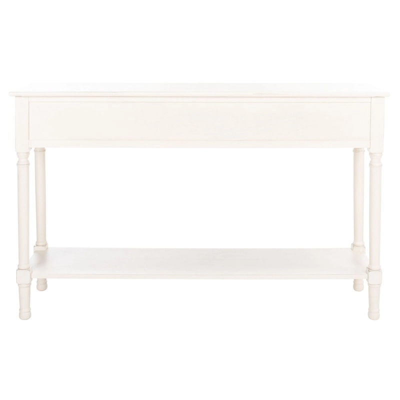 SAFAVIEH Jeanie 3-Drawer Bottom Shelf Console Table - 47.3 W x 13 L x 29.5 H - 47Wx13Dx30H