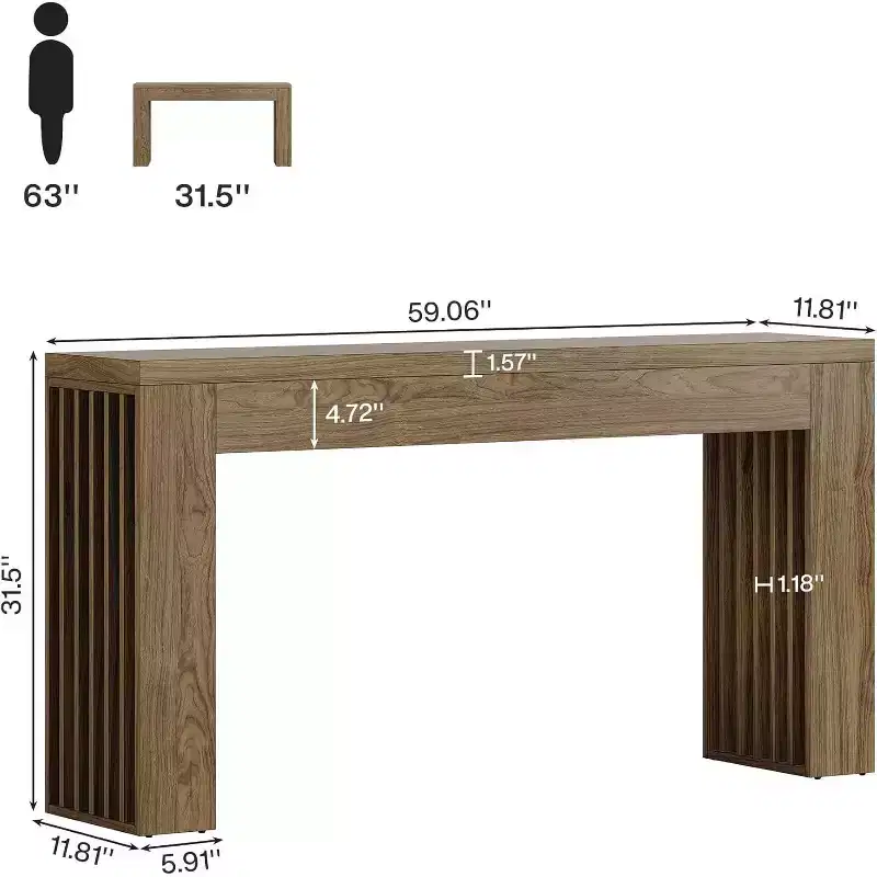 Console Table, Wooden Sofa Table Behind The Couch Hallway Table