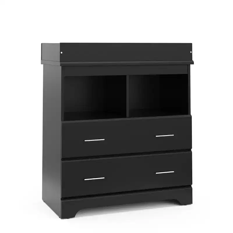 2-Drawer Dresser with Changing Topper