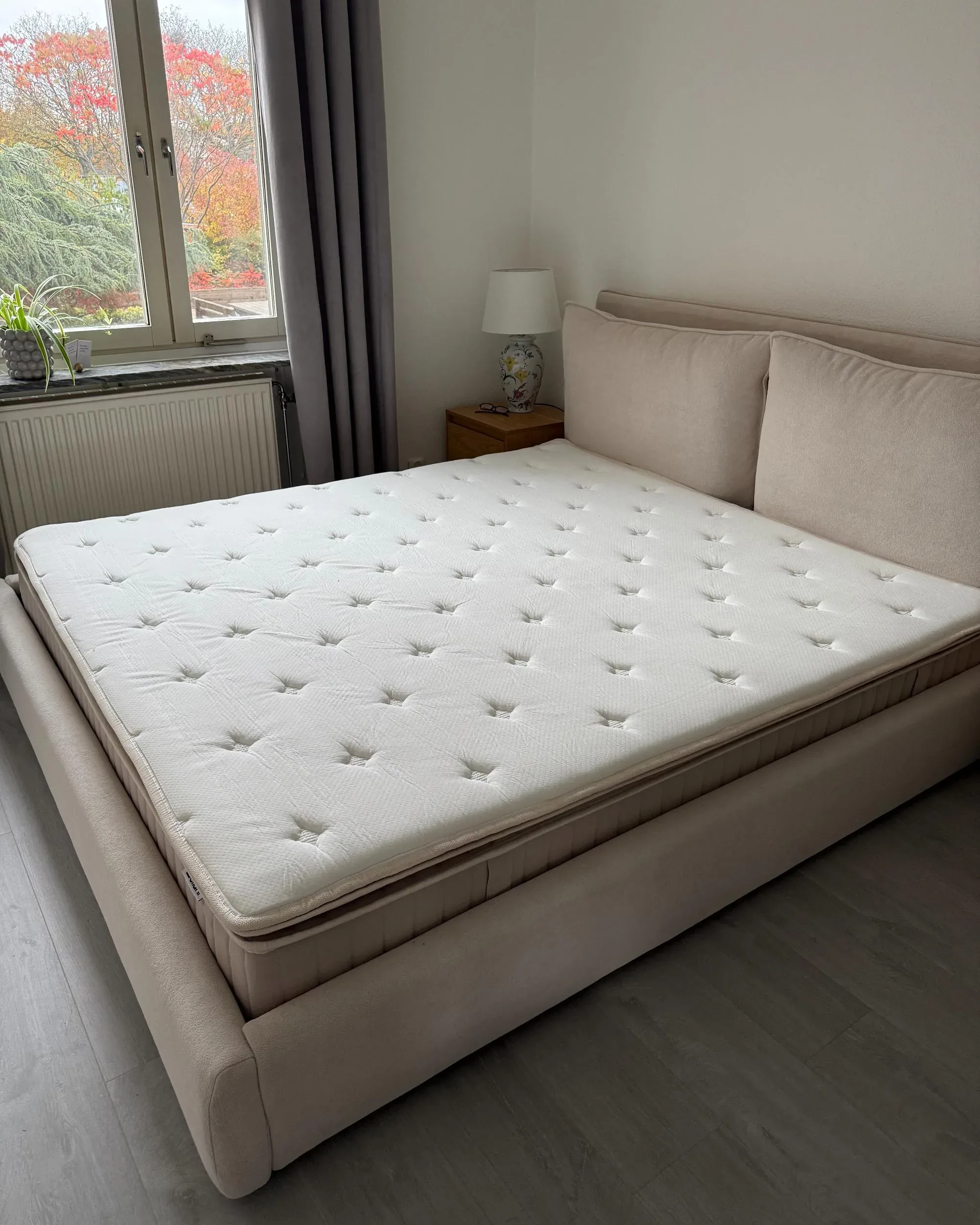 Materasso a molle insacchettate in lattice H2/3 180x200 cm