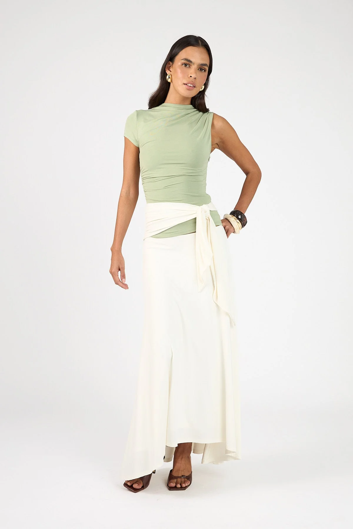 Maxi Skirt Off White