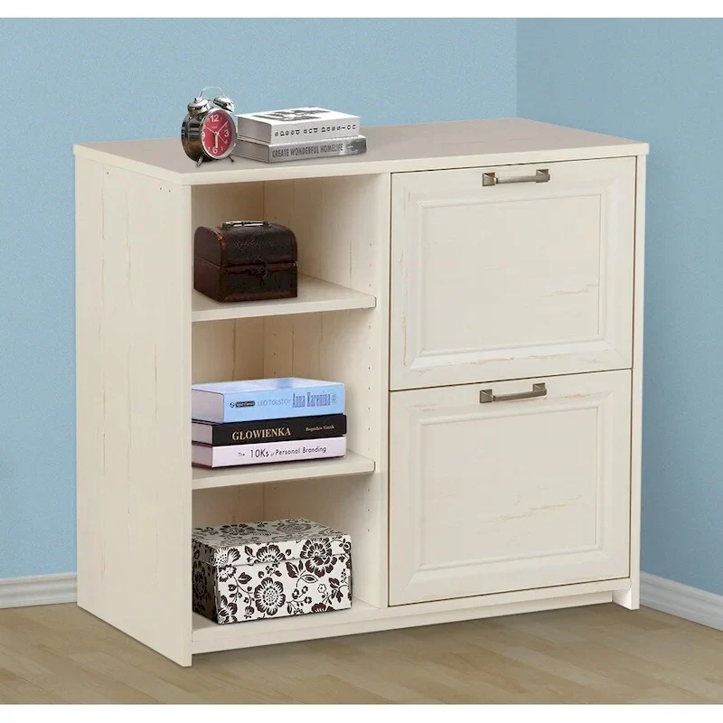 Salisbury Antique White 2-door File Cabinet