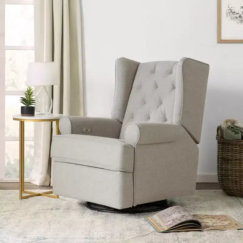 Namesake Harbour Electronic Recliner and Swivel Glider with USB Port