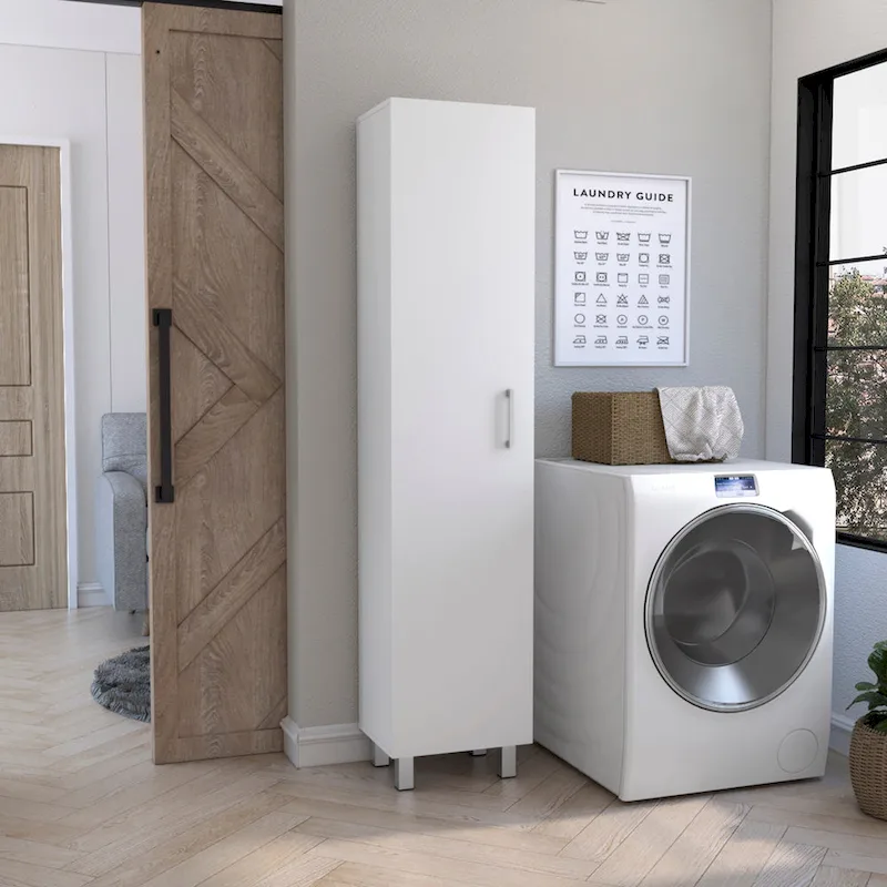 Vintro 71 Tall 5-Shelves Storage Cabinet Broom Closet - N/A