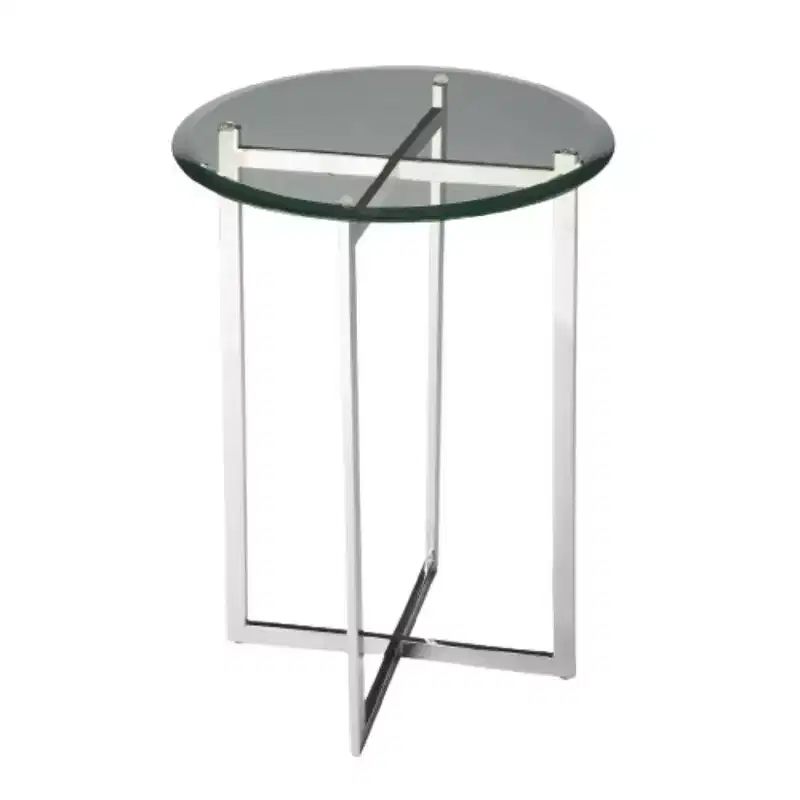 HomeRoots 24 Natural Distressed Solid Wood Square End Table