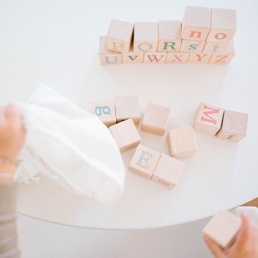 Boho Alphabet Blocks