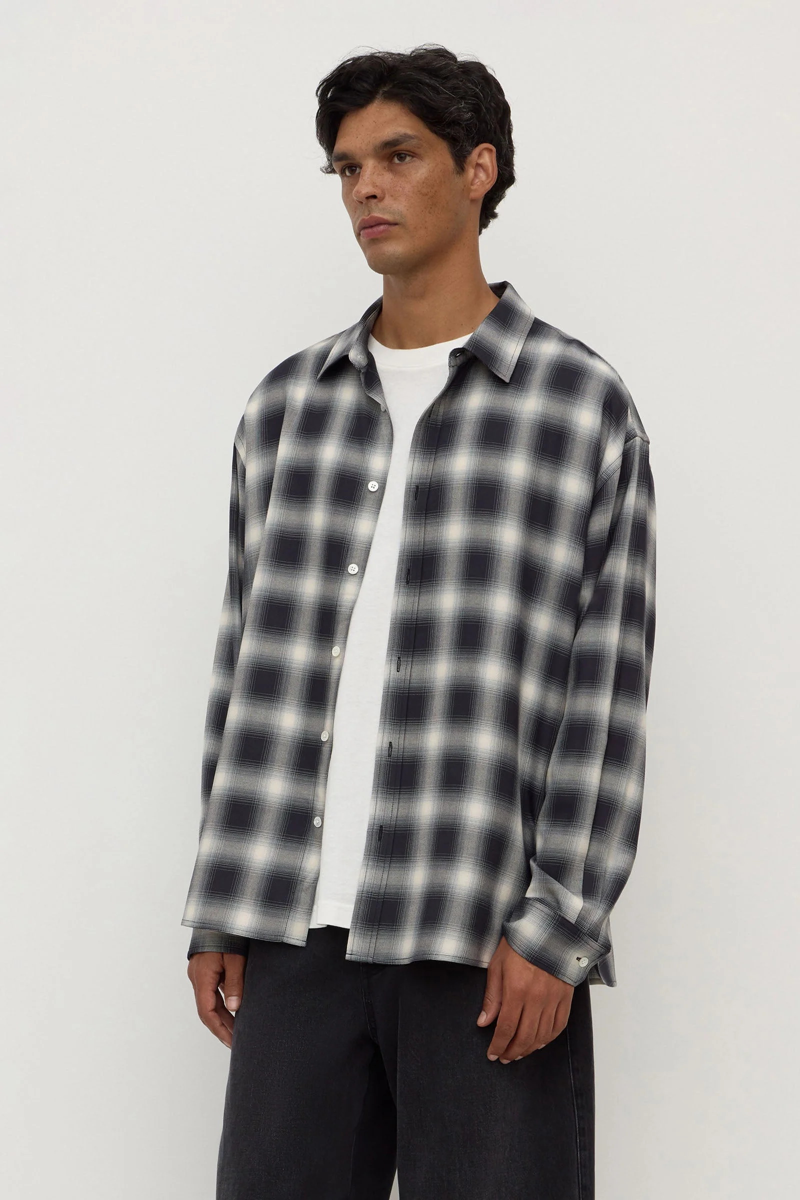 Japanese Check Long Sleeve Shirt