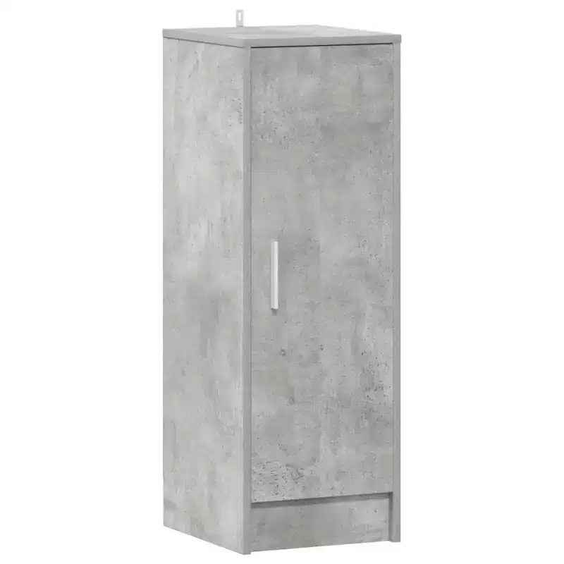 vidaXL Shoe Cabinet Concrete grey Engineered wood Standard Shoe Rack