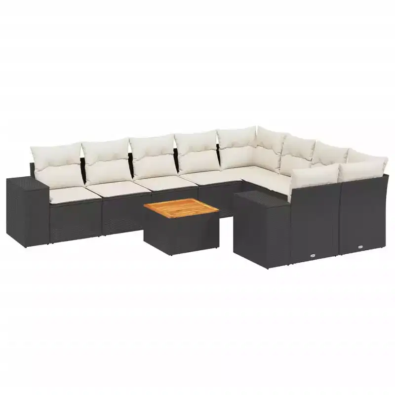 vidaXL Patio Sofa Set with Cushions in Different Colors