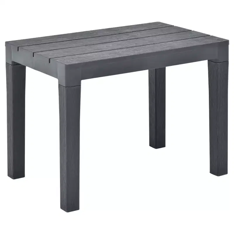 vidaXL 2x Garden Bench Plastic Outdoor Lounge Seating