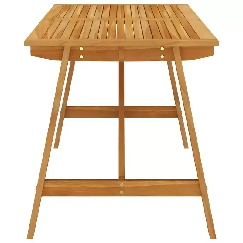 vidaXL Dining Set Solid Acacia wood 5 Piece Set Ergonomic