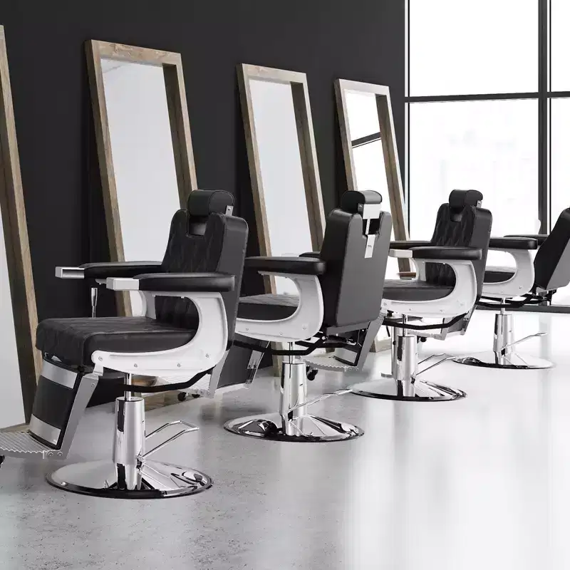 Modern Heavy Duty Hydraulic Recline Barber Chair
