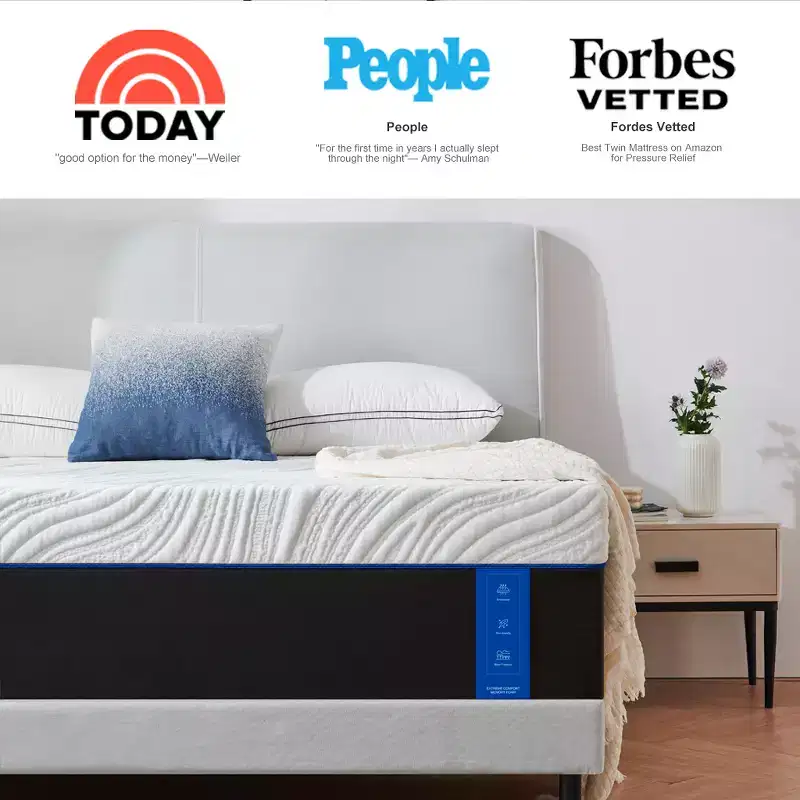 10 gel memory foam mattress
