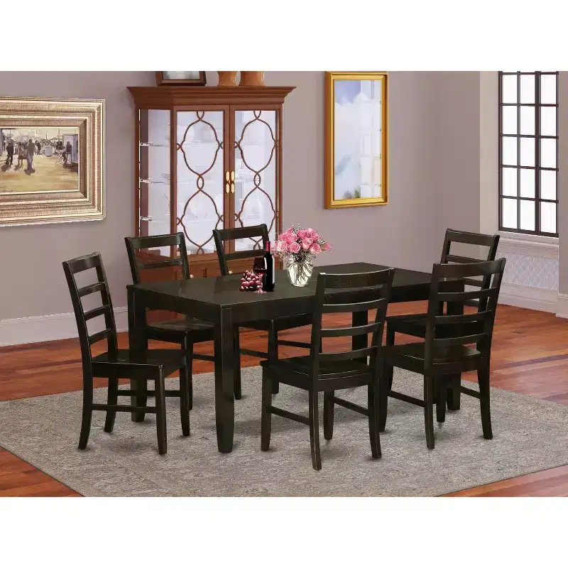 Living Room Set - Table with Leaf & Chairs - Lakeside Design - Modern & Traditional Furniture