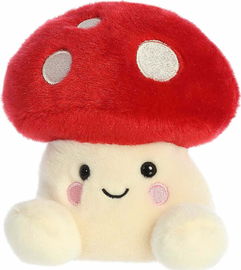 Amanita Mushroom Plush Stuffed Animal Soft Toy Collectible Figure 5 Inch