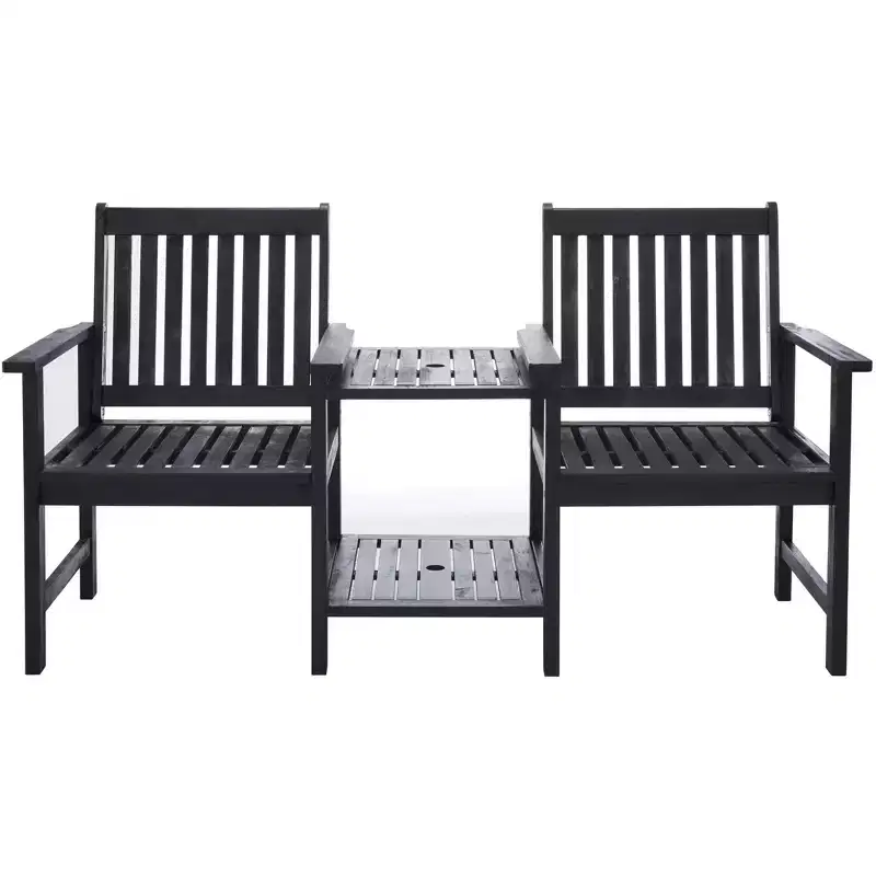 Brea Twin Seat Bench - Outdoor - PAT7014 - Safavieh
