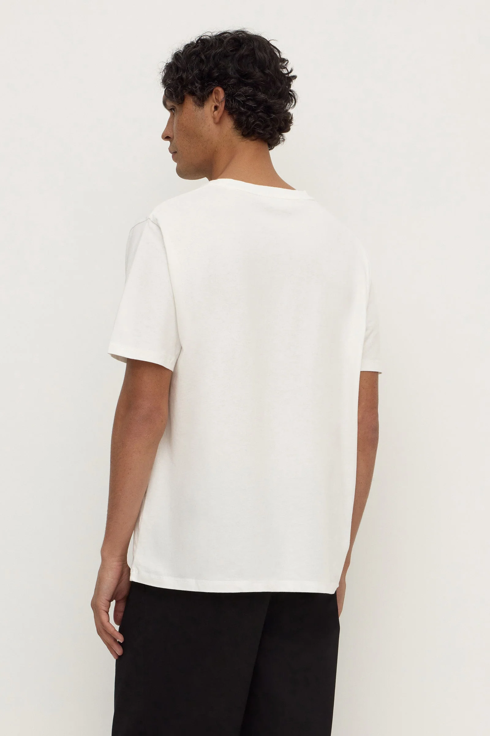 Antique White Pigment Dyed Cotton Tee